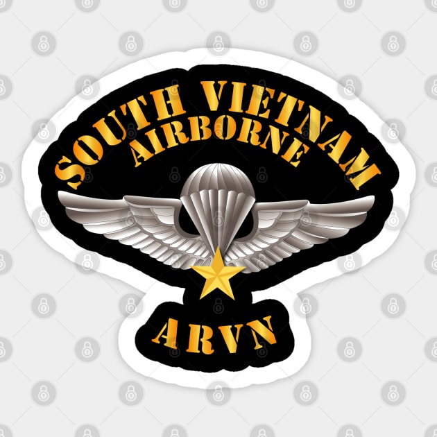 Republic - South Vietnam Parachute Badge - Basic Sticker by twix123844